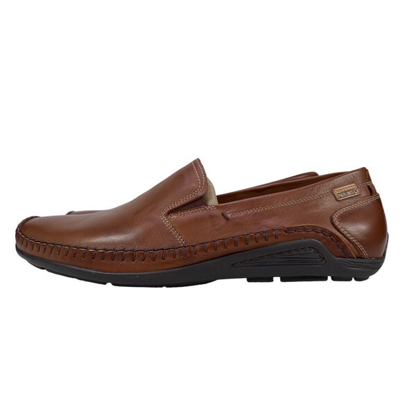 Pikolinos Azores Loafer Moccasin Mens‎ 12 EU 46 Cuero Brown Leather Slip On main image 7